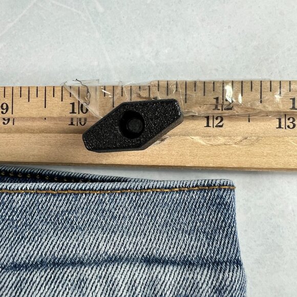 Revice Jean Women 24x32* Venus Flare Star High Rise Blue Front Seam Denim Tag 27 - Picture 16 of 16